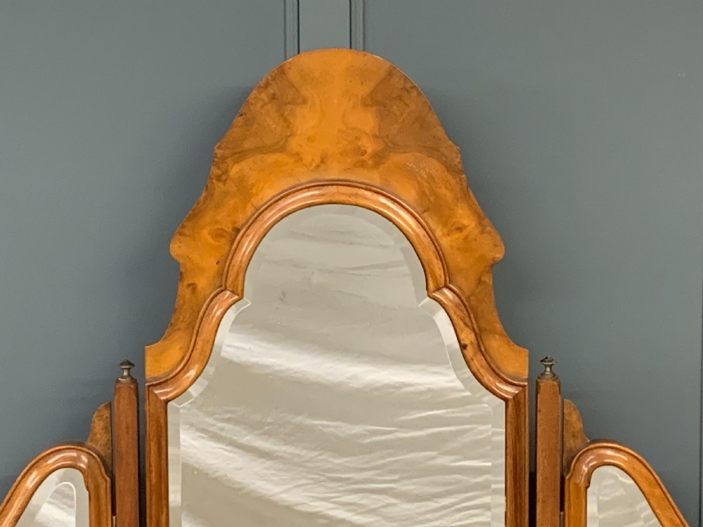 Maurice Adams Burr Walnut Dressing Table View IV
