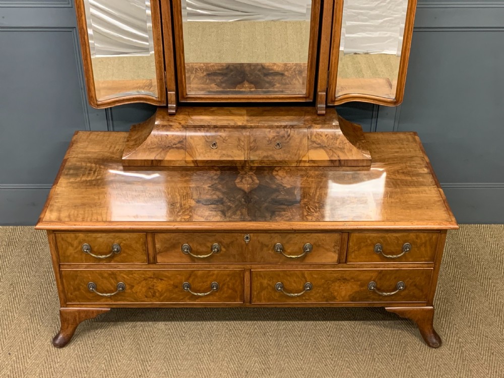 Maurice Adams Burr Walnut Dressing Table View V