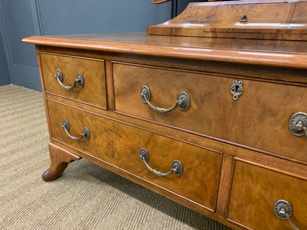 Maurice Adams Burr Walnut Dressing Table View XI