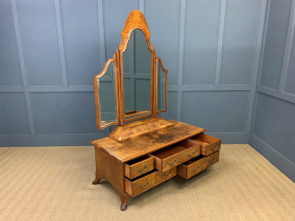 Maurice Adams Burr Walnut Dressing Table View XVII