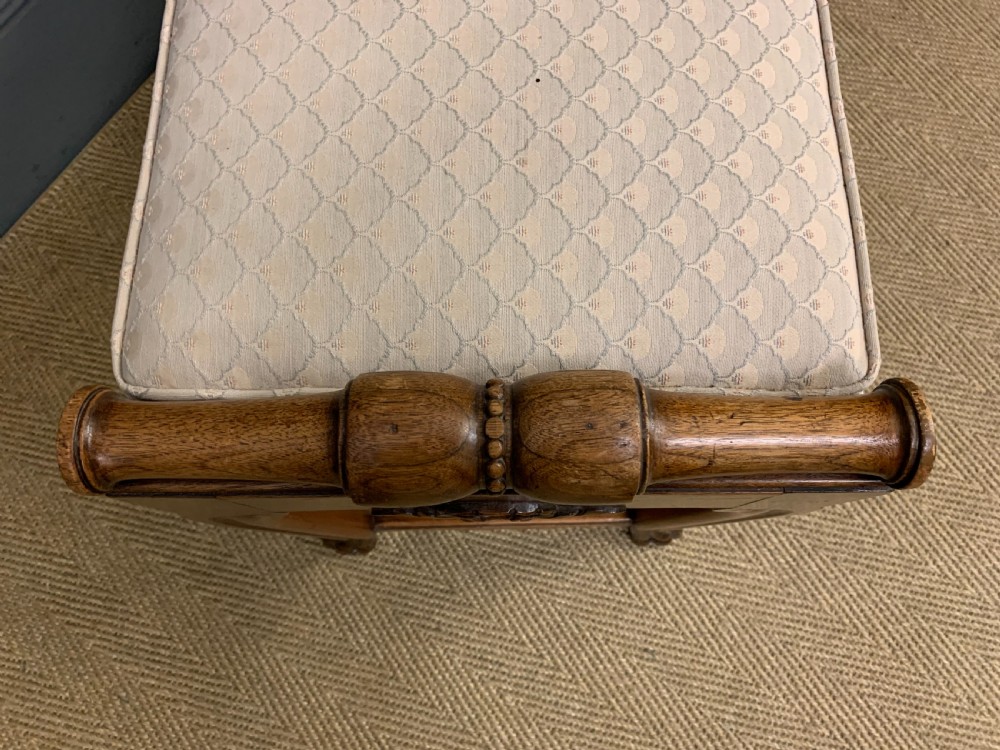 19th Century Rosewood Window Bench View IX
