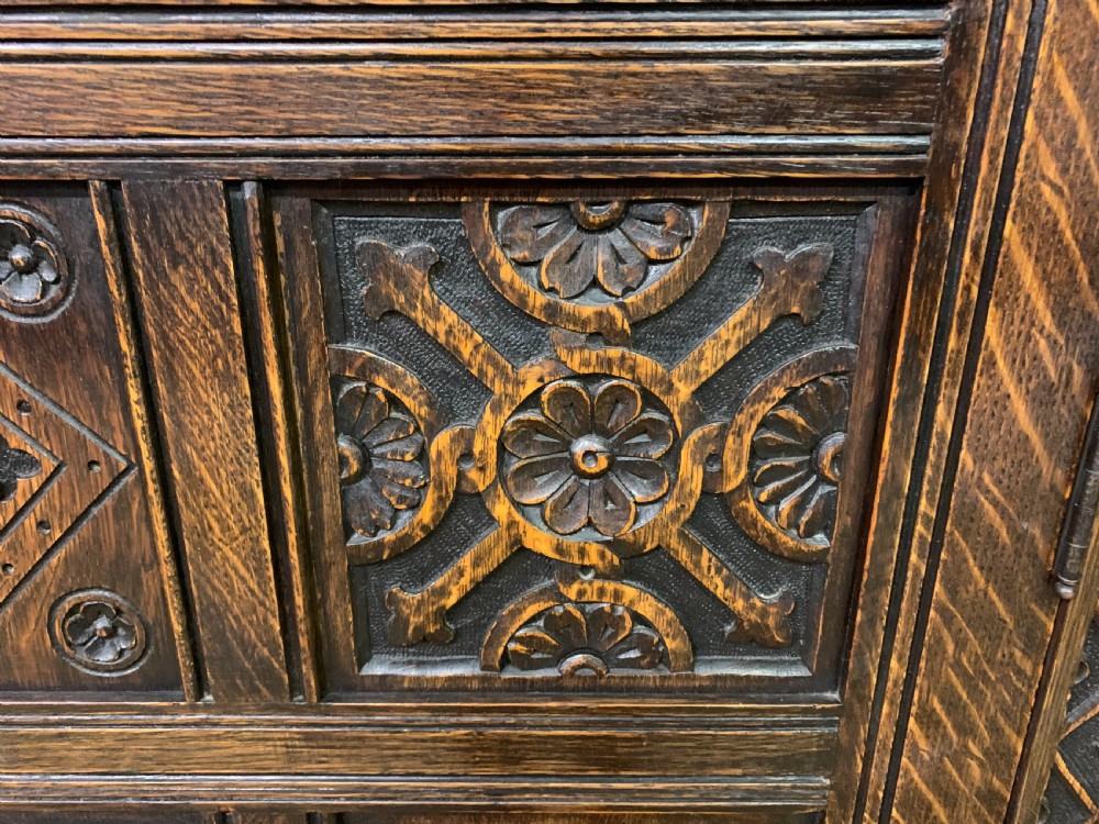 Carved Oak Wardrobe View VII