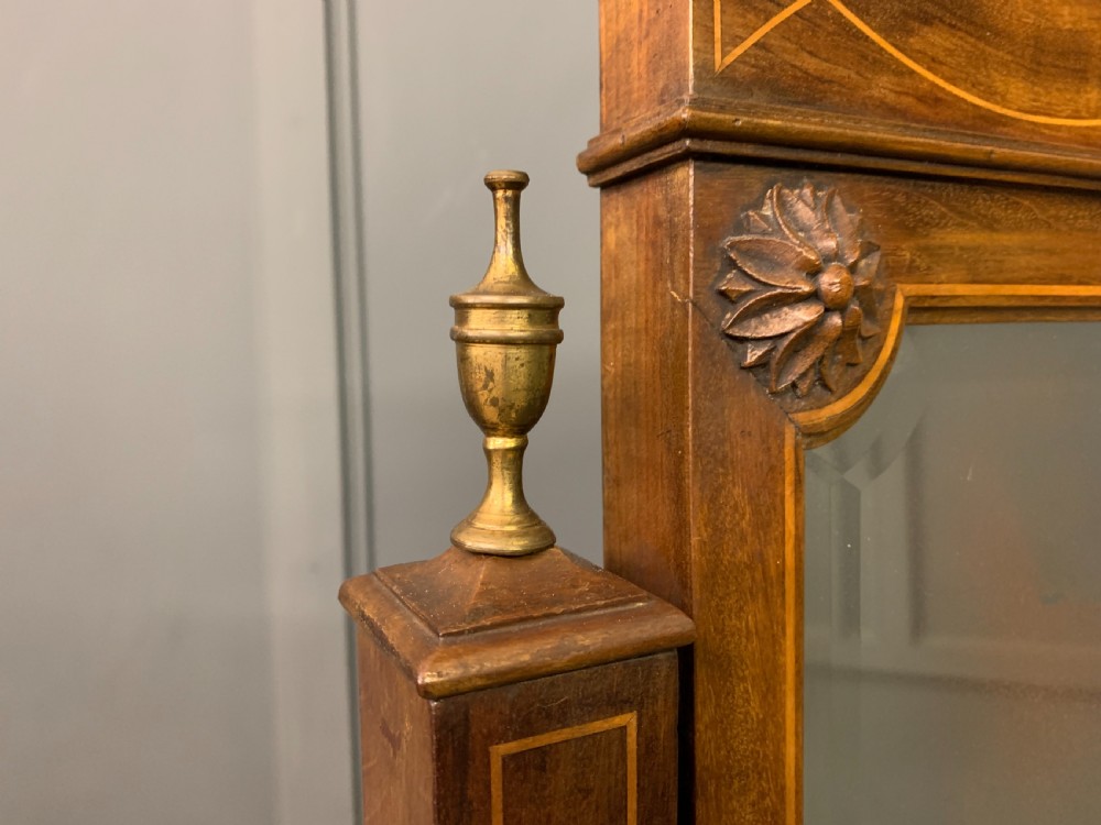 Inlaid Mahogany Cheval Mirror View IV