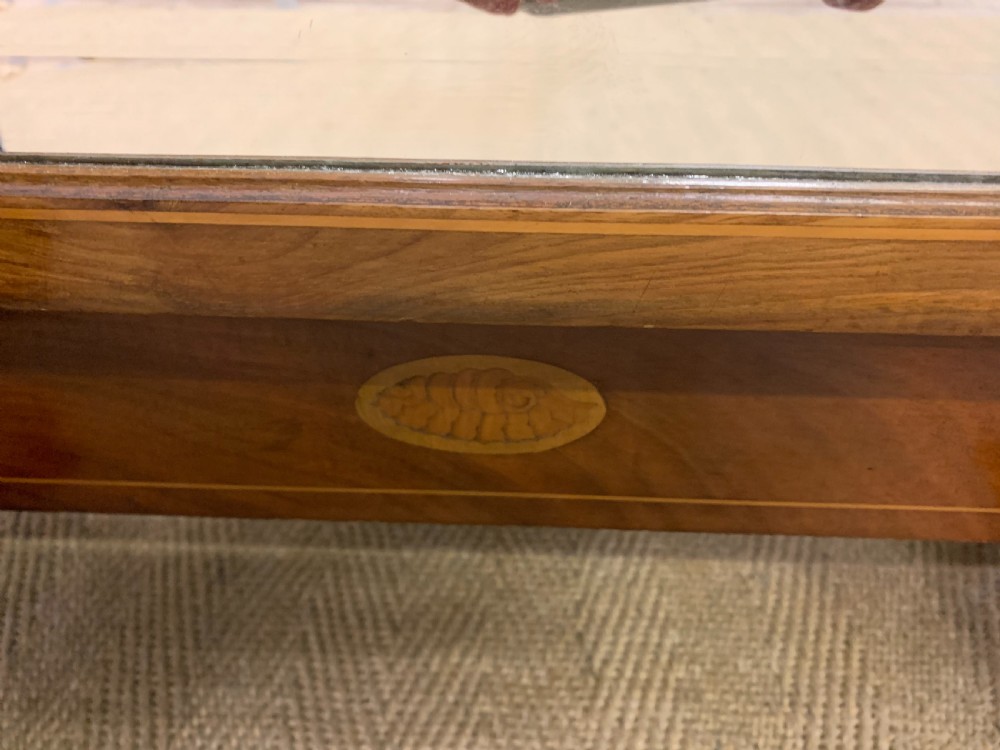 Inlaid Mahogany Cheval Mirror View VIII