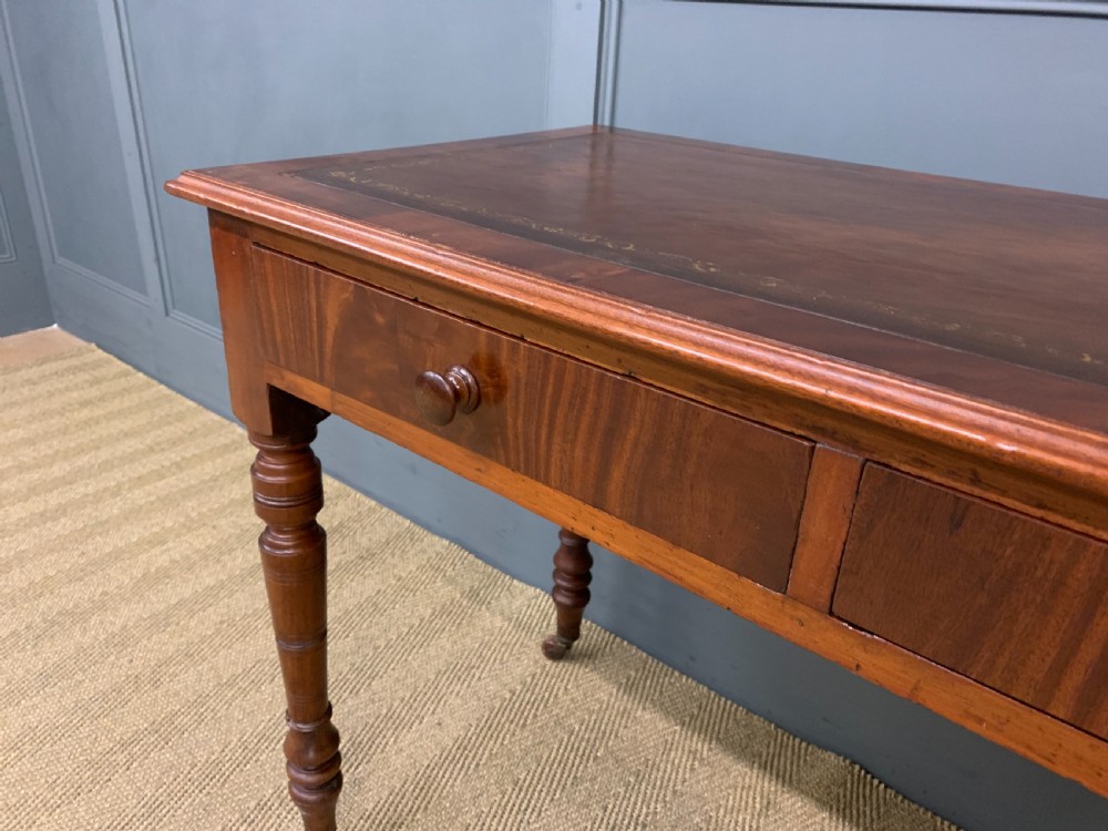Victorian Mahogany Writing Table by Jas Shoolbred View VII