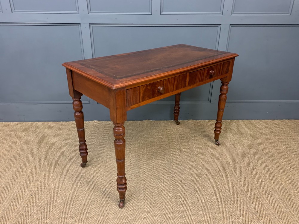Victorian Mahogany Writing Table by Jas Shoolbred View VIII