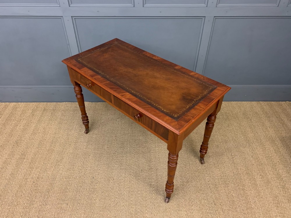 Victorian Mahogany Writing Table by Jas Shoolbred View XI