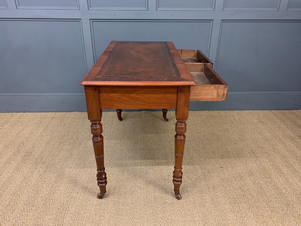 Victorian Mahogany Writing Table by Jas Shoolbred View XIII