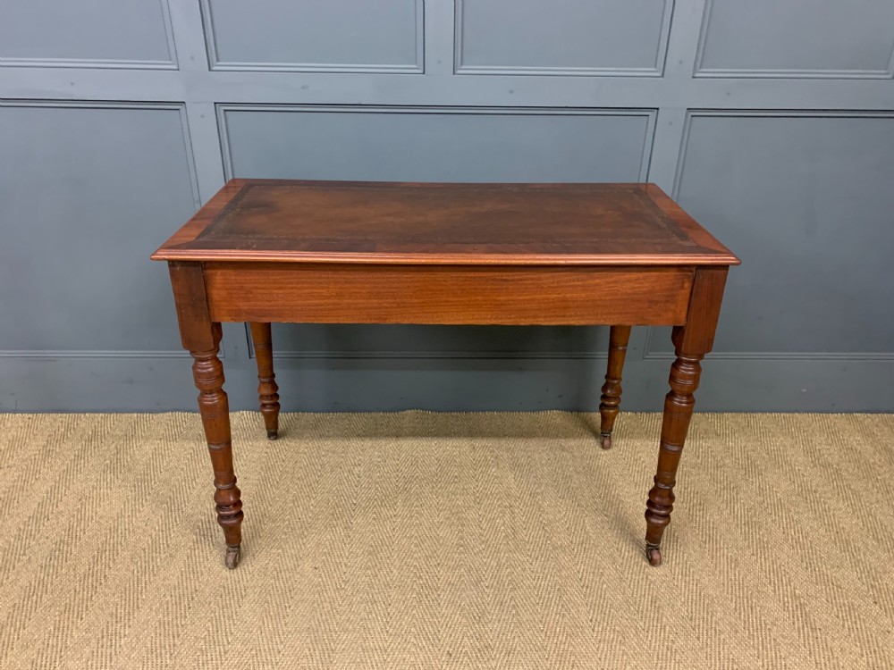 Victorian Mahogany Writing Table by Jas Shoolbred View XIV