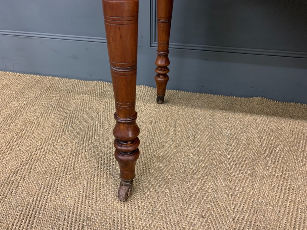 Victorian Mahogany Writing Table by Jas Shoolbred View XV