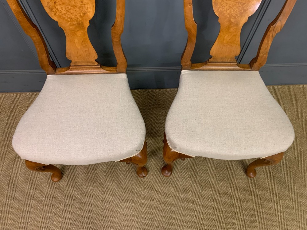 Pair of Walnut Chairs by Maple & Co. View III