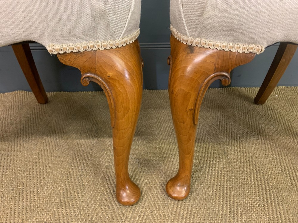 Pair of Walnut Chairs by Maple & Co. View IV