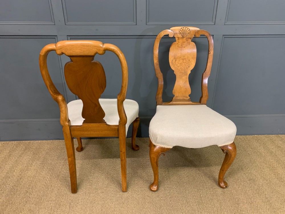 Pair of Walnut Chairs by Maple & Co. View VI