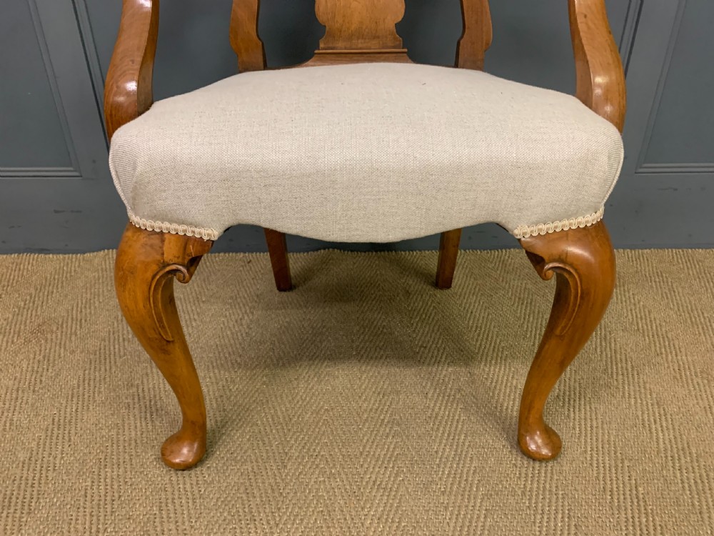 Pair of Walnut Armchairs by Maple & Co. View VIII