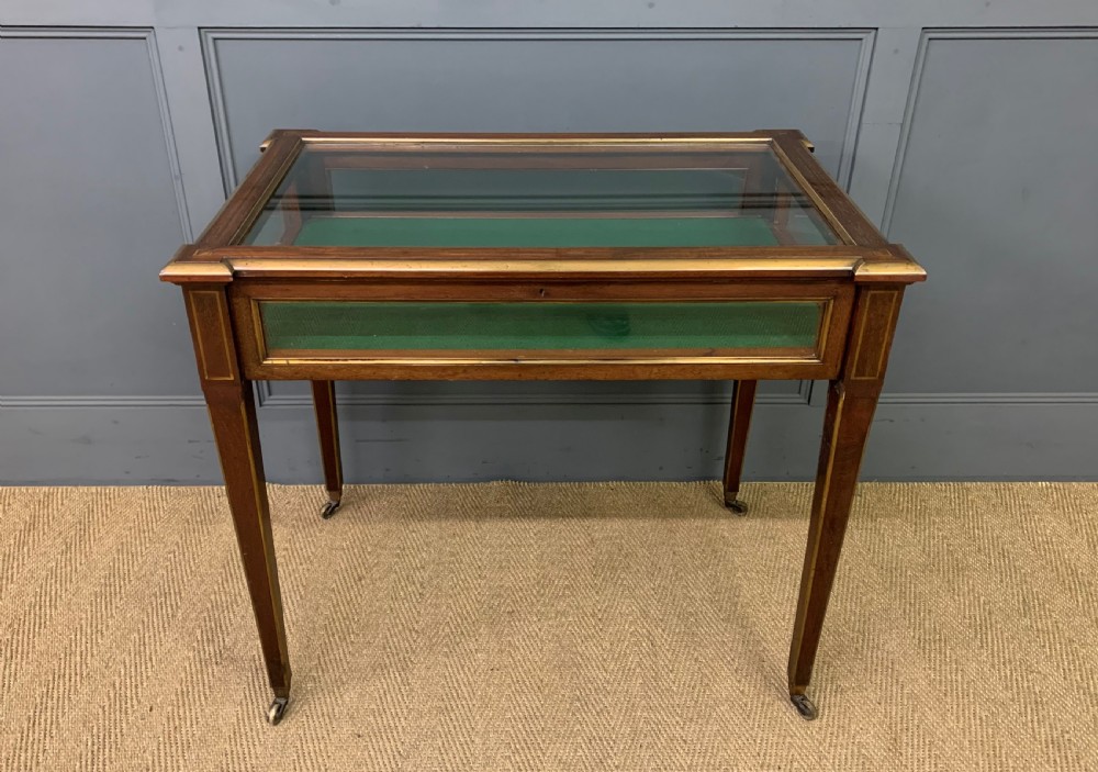 Brass Inlaid Bijouterie Table
