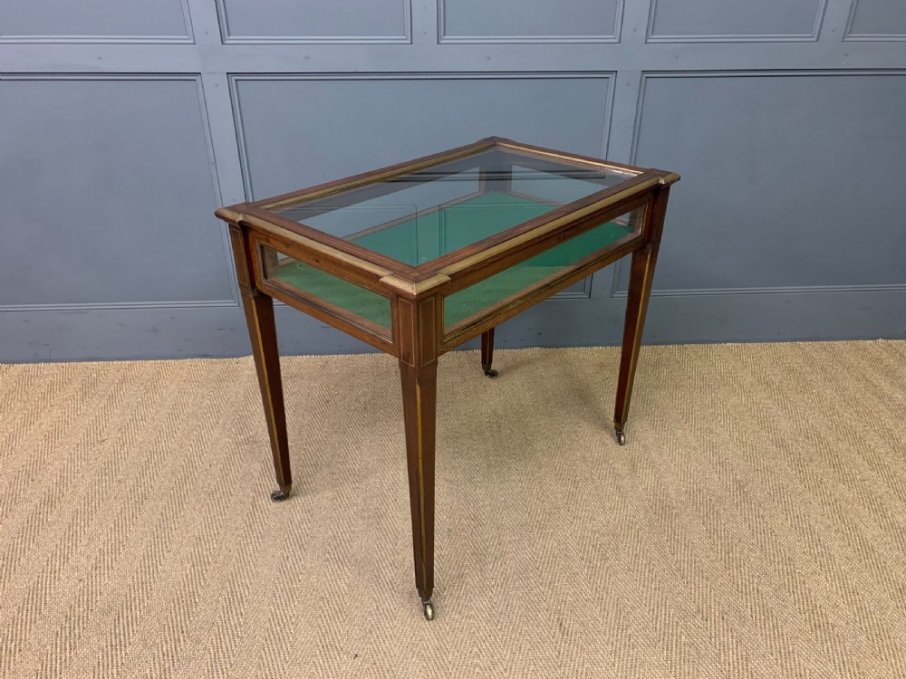 Brass Inlaid Bijouterie Table View VIII