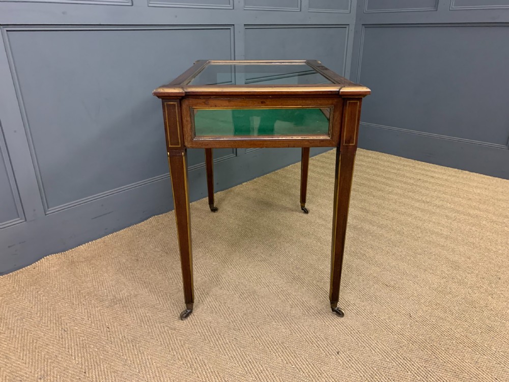 Brass Inlaid Bijouterie Table View IX