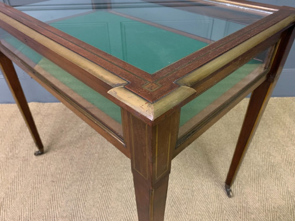 Brass Inlaid Bijouterie Table View XIII