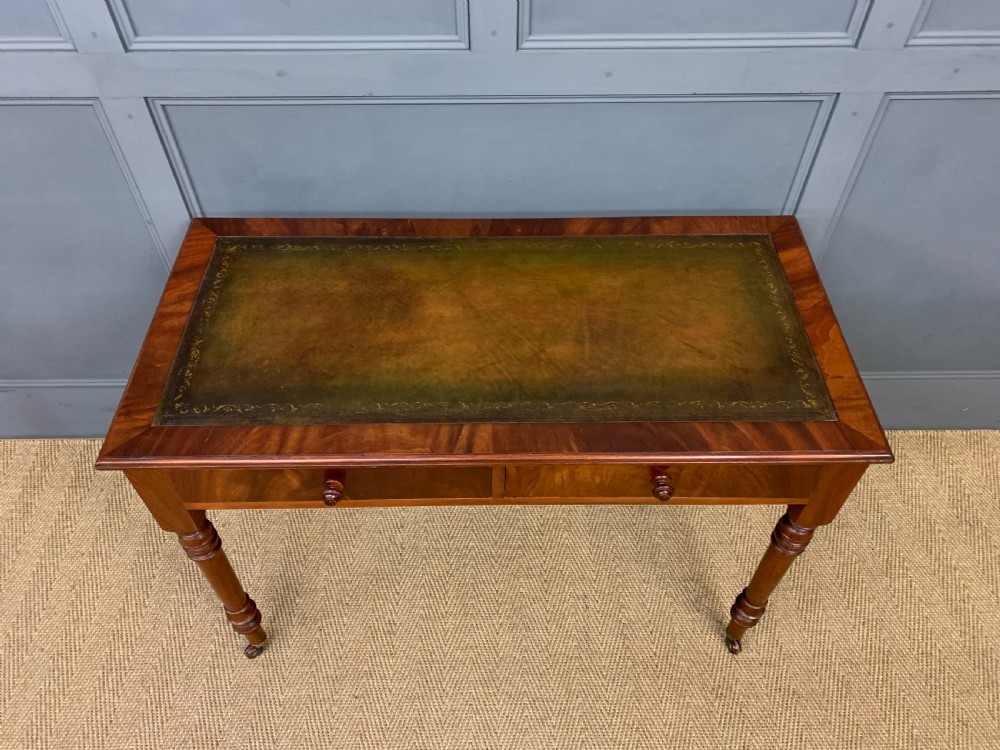 Victorian Mahogany Writing Table by Jas Shoolbred View IV