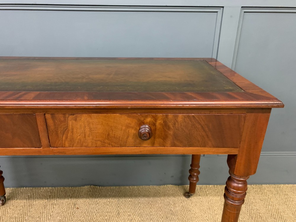 Victorian Mahogany Writing Table by Jas Shoolbred View VI