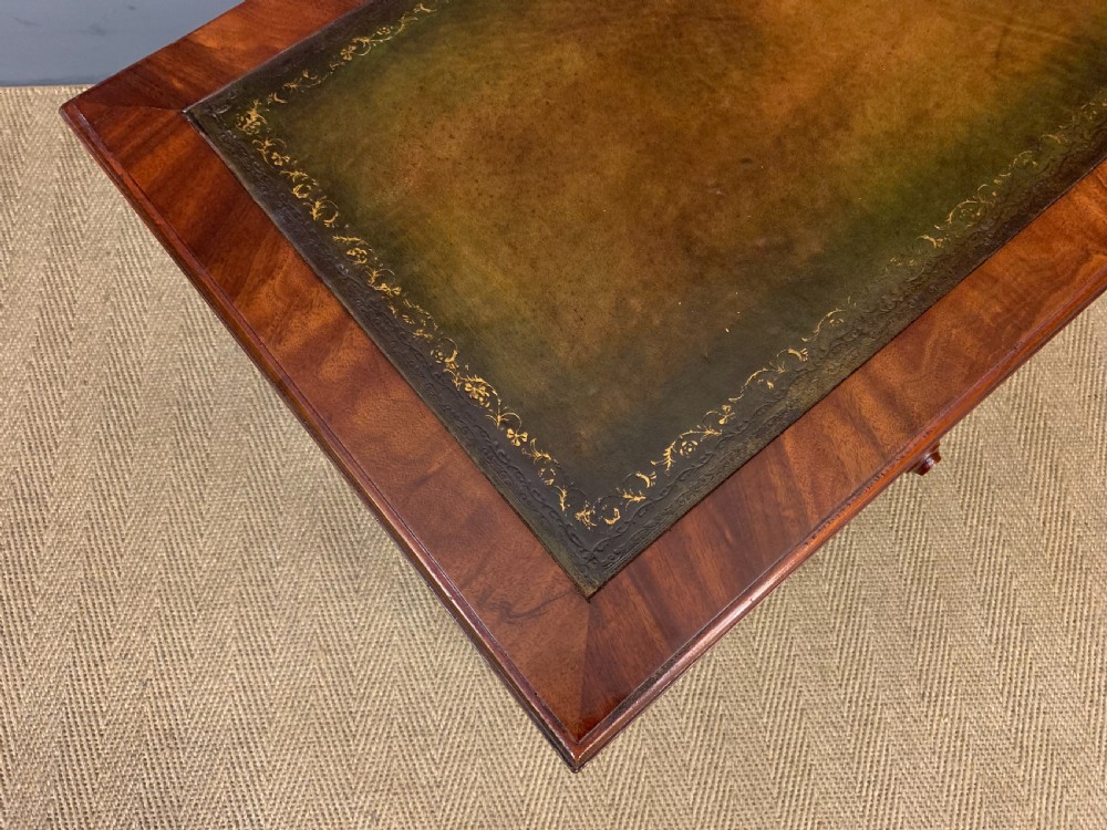 Victorian Mahogany Writing Table by Jas Shoolbred View XI
