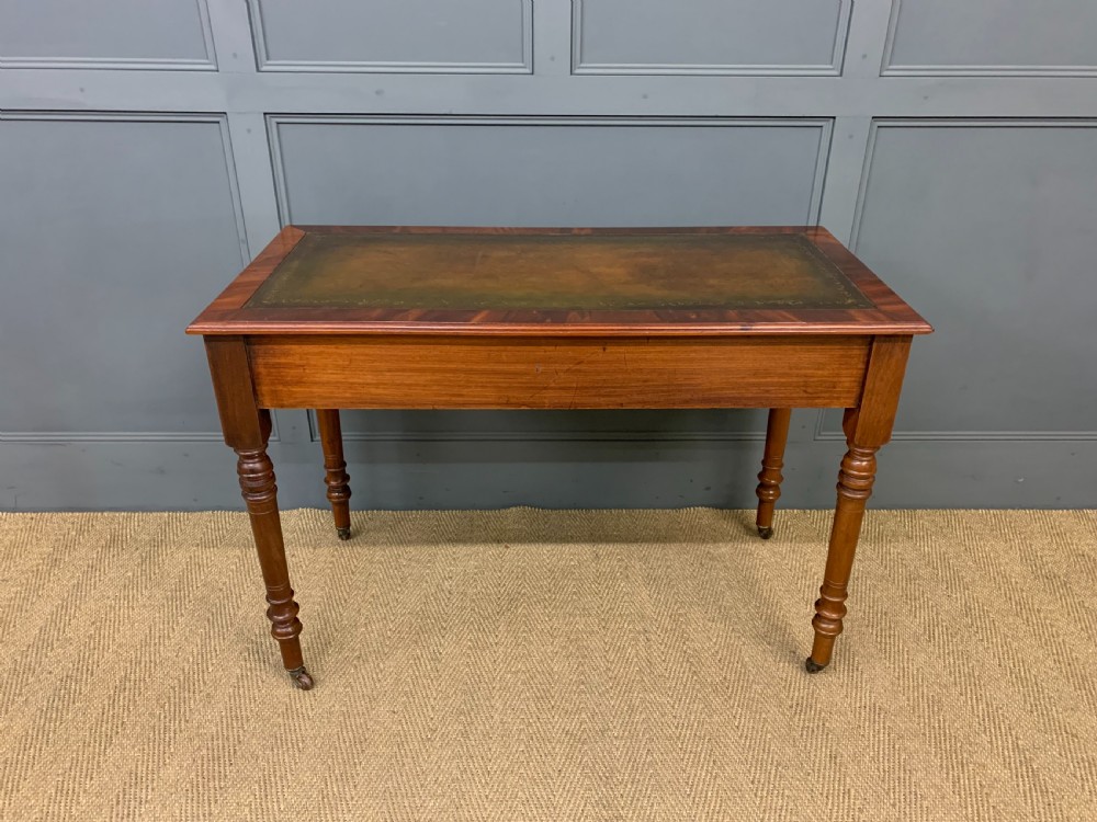 Victorian Mahogany Writing Table by Jas Shoolbred View XVI