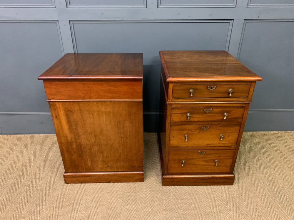 Pair of Large Victorian Mahogany Bedside Chests View VI