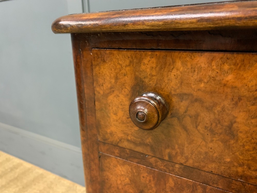 Pair of Victorian Burr Walnut Bedside Chests View XIV