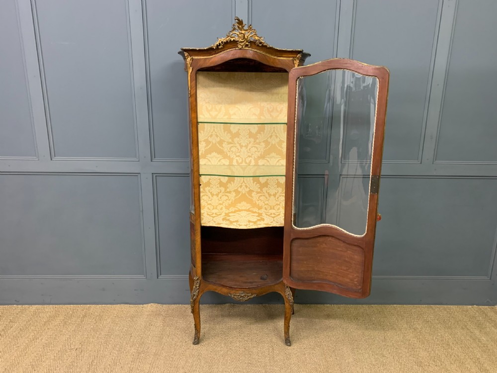 Vernis Martin Decorated French Kingwood Vitrine View XIV
