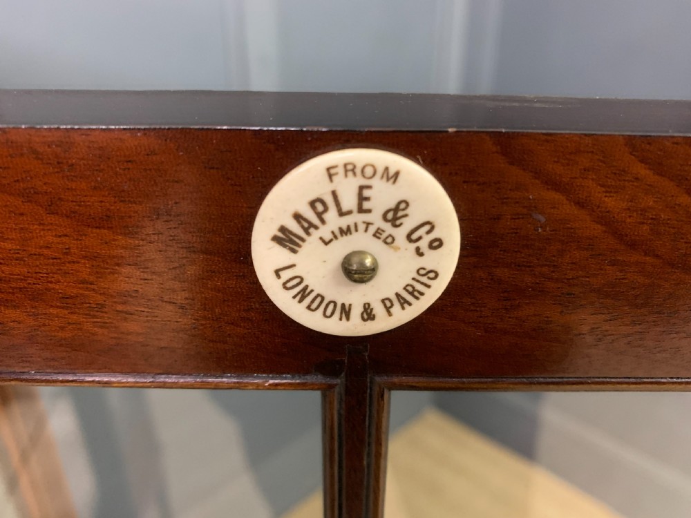 Inlaid Mahogany Display Cabinet by Maple & Co. View XVIII