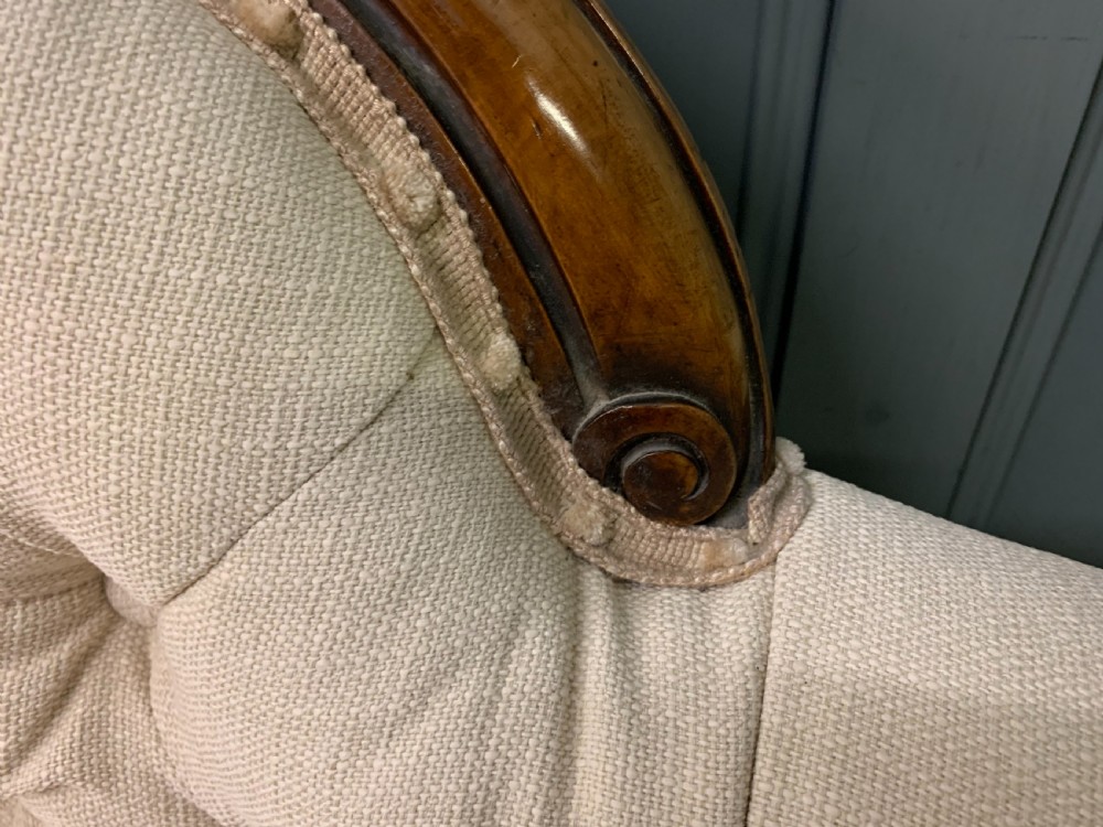Victorian Walnut Settee View X