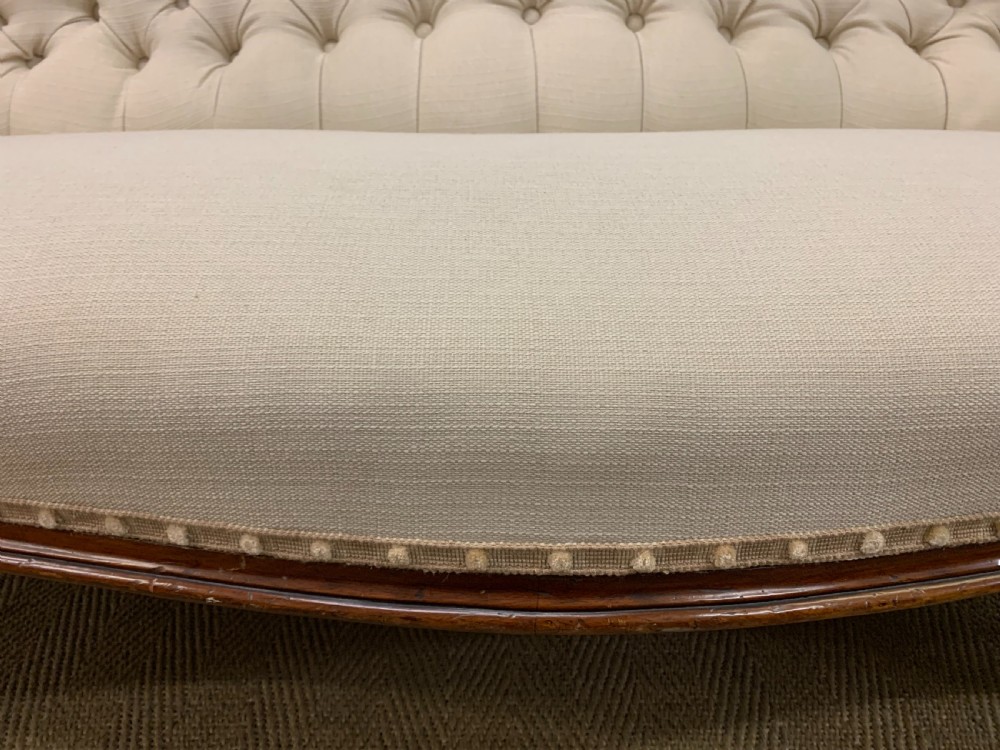Victorian Walnut Settee View XV