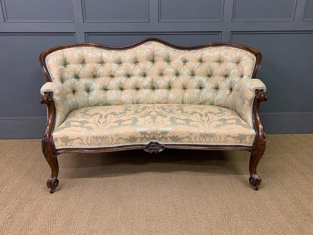 Victorian Rosewood Settee View II