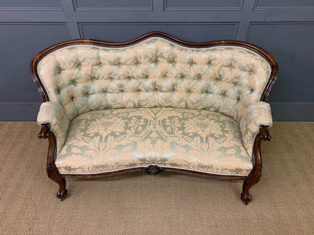Victorian Rosewood Settee View III