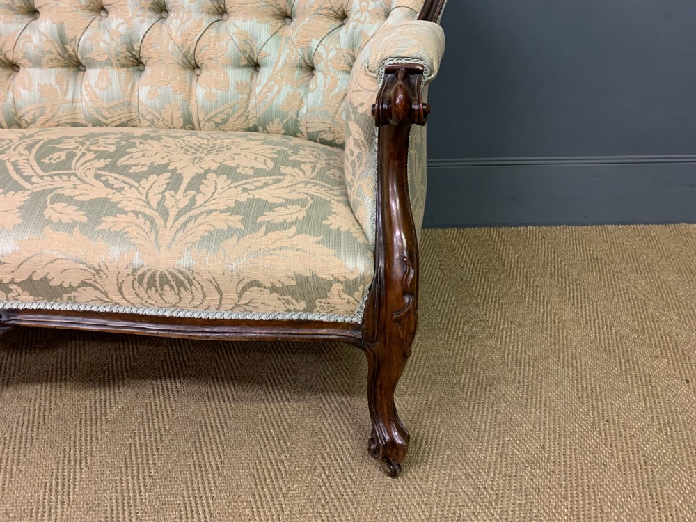 Victorian Rosewood Settee View V