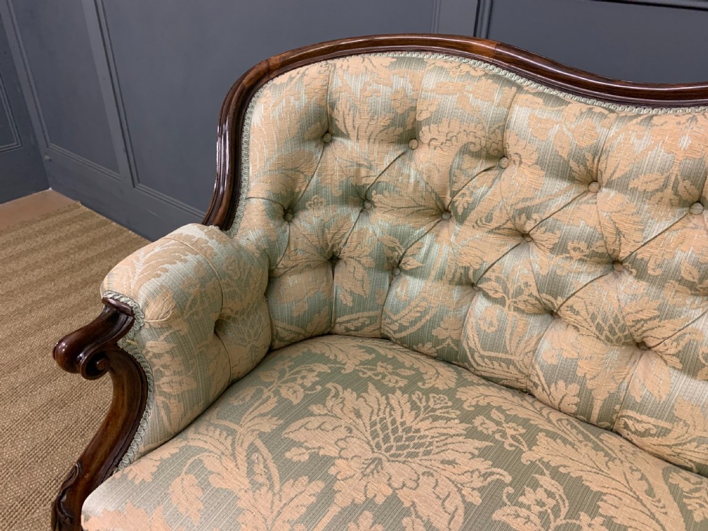 Victorian Rosewood Settee View X