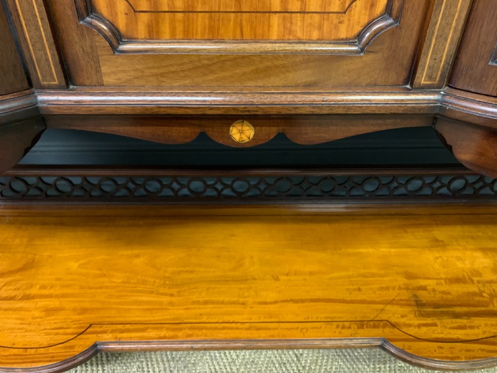 Inlaid Satinwood and Mahogany Display Cabinet View III