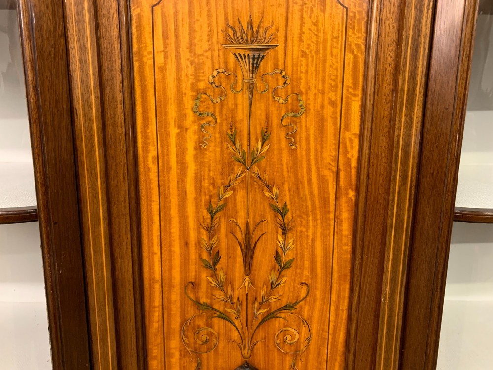 Inlaid Satinwood and Mahogany Display Cabinet View VI