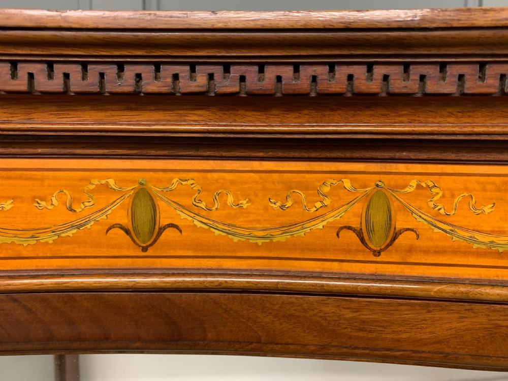 Inlaid Satinwood and Mahogany Display Cabinet View IX