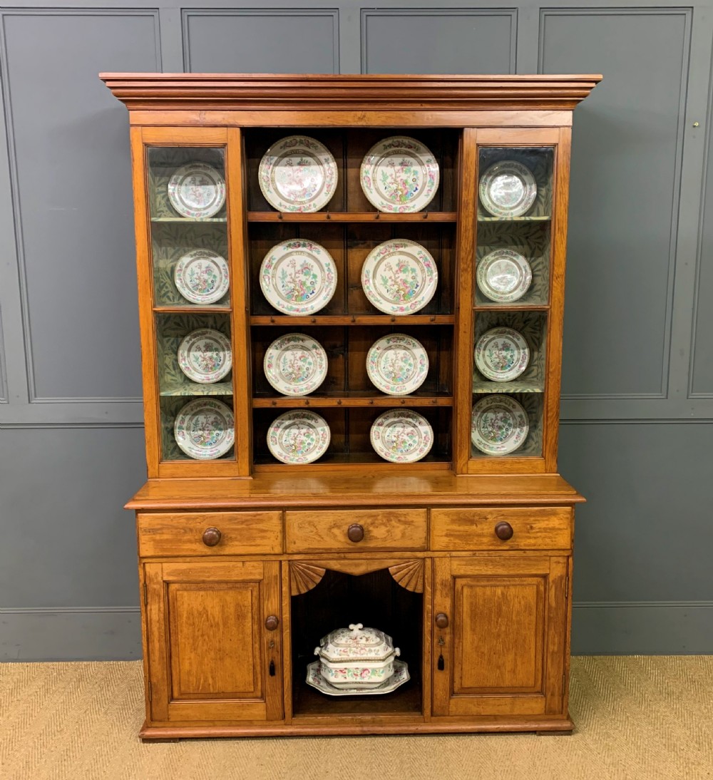 19th Century Oak Country Kitchen Dresser View II