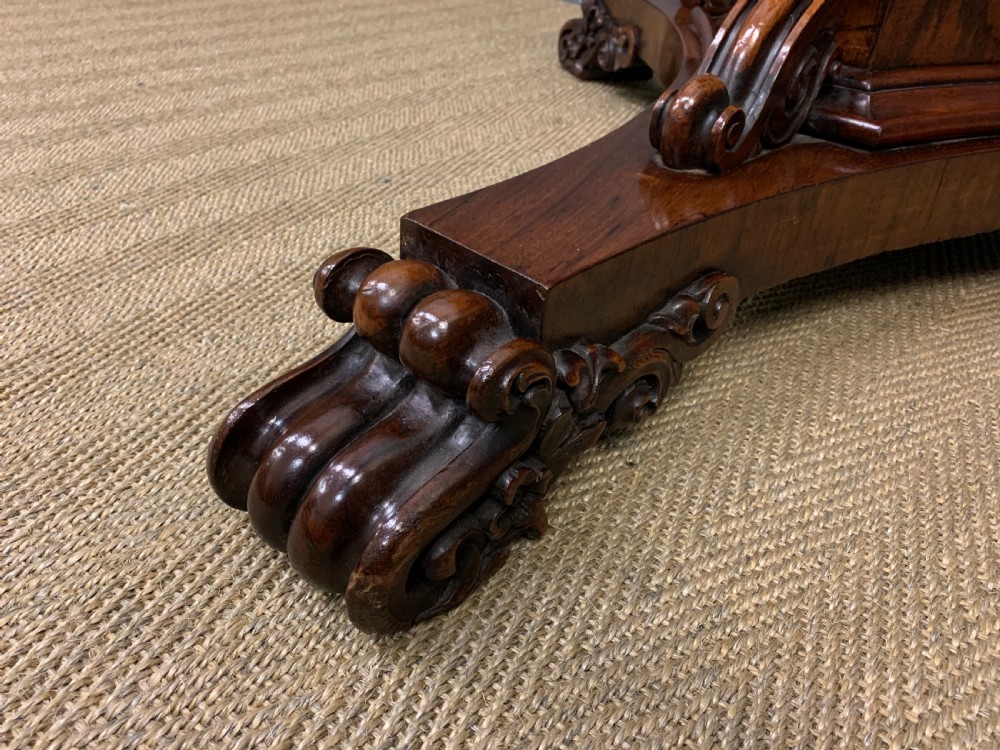 Early Victorian Shaped Top Rosewood Loo Table View III