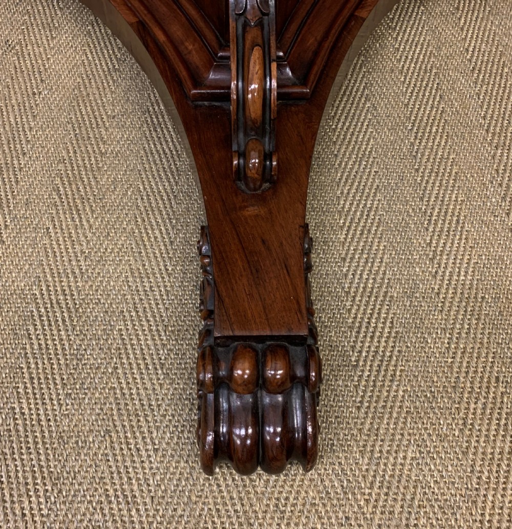 Early Victorian Shaped Top Rosewood Loo Table View IV
