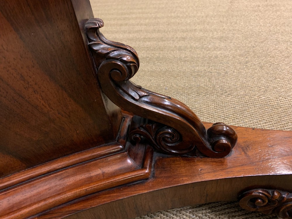Early Victorian Shaped Top Rosewood Loo Table View VI