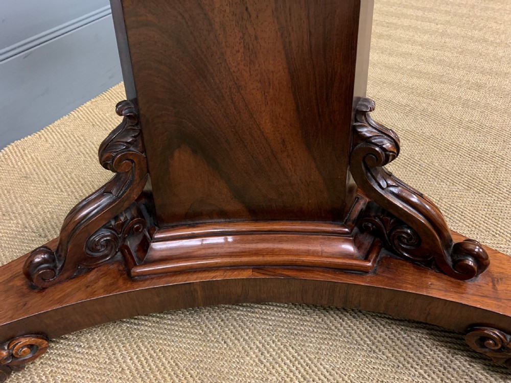 Early Victorian Shaped Top Rosewood Loo Table View VII