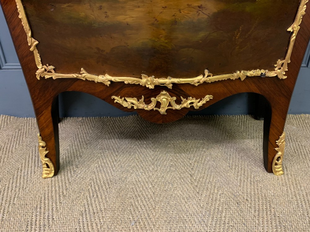 19th Century Rosewood Vernis Martin Meuble D'Appui View IV