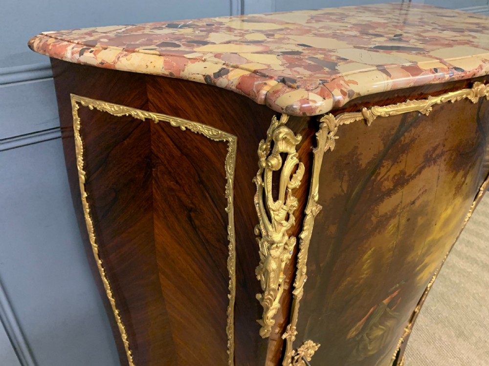 19th Century Rosewood Vernis Martin Meuble D'Appui View VII