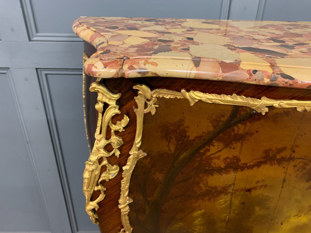 19th Century Rosewood Vernis Martin Meuble D'Appui View VIII