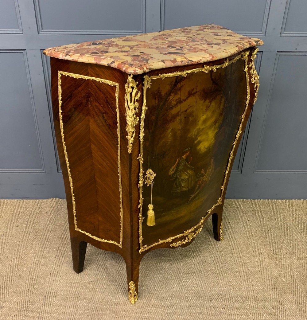 19th Century Rosewood Vernis Martin Meuble D'Appui View X