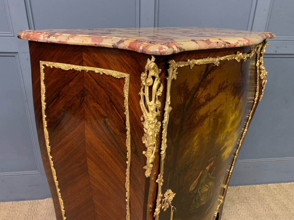 19th Century Rosewood Vernis Martin Meuble D'Appui View XIII