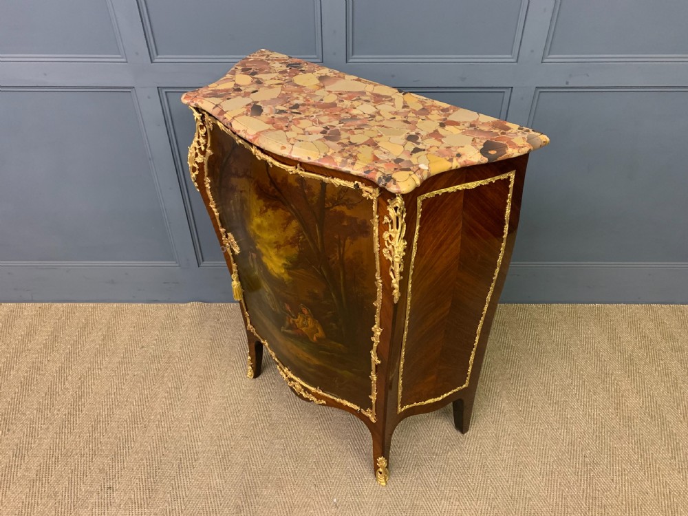 19th Century Rosewood Vernis Martin Meuble D'Appui View XVI